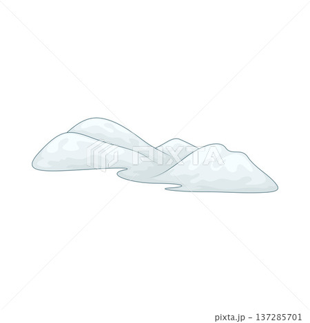 Illustration of Snow Drift Illustration of Snow Drift 137285701