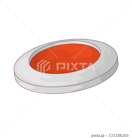 Illustration of Frisbee Illustration of Frisbee 137286203