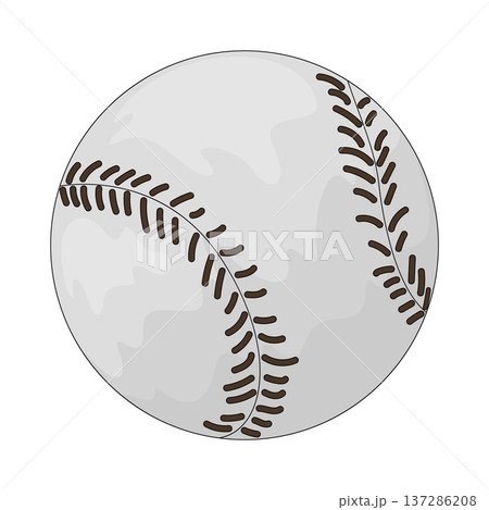 Illustration of Baseball Ball 137286208