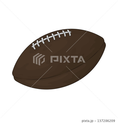 Illustration of American Football Ball Illustration of American Football Ball 137286209