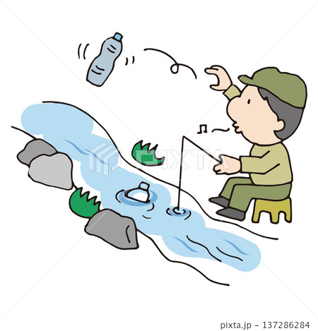 海洋プラスチックゴミ 海洋プラスチックゴミ 137286284