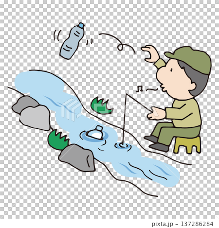 Marine plastic waste 137286284