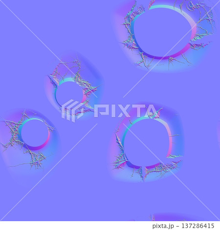 Shattered Surface Impact Normal Map Relief Shattered Surface Impact Normal Map Relief 137286415