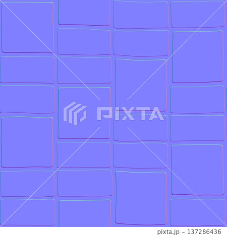 Thin Outline Rectangular Grid Normal Map Thin Outline Rectangular Grid Normal Map 137286436