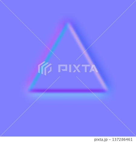 Minimalist Embossed Triangle Normal Map 137286461