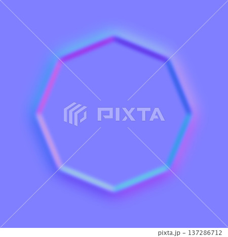 Embossed Octagon Prism Normal Map Embossed Octagon Prism Normal Map 137286712