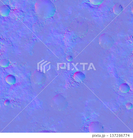 Cratered Asteroid Surface Normal Map Texture Cratered Asteroid Surface Normal Map Texture 137286774