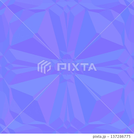 Abstract Geometric Crystal Facet Normal Map Seamless 137286775