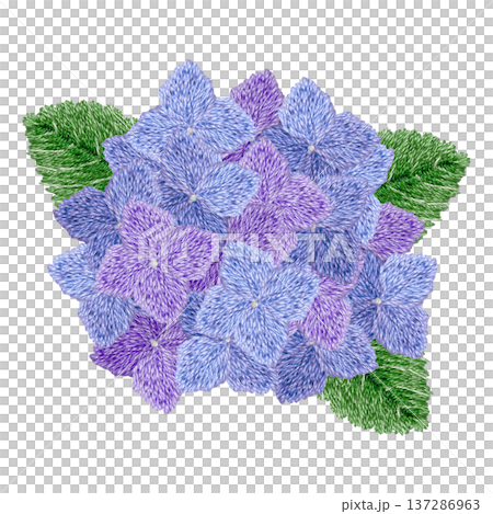 【繡球花小貼士】手工刺繡插圖材料 【繡球花小貼士】手工刺繡插圖材料 137286963