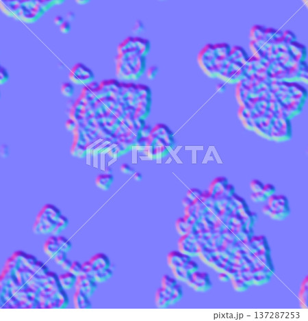 Rough Biological Growth Normal Map for PBR Nature Shaders 137287253