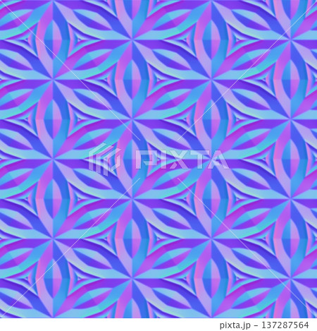 Symmetrical Flower Petal Normal Map for 3D Modeling Symmetrical Flower Petal Normal Map for 3D Modeling 137287564