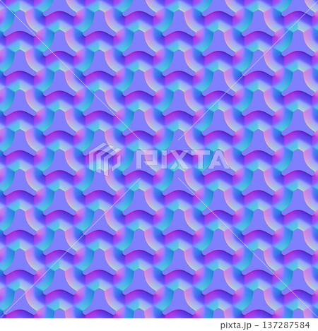 Sharp 3D Geometric Relief Normal Map Texture 137287584