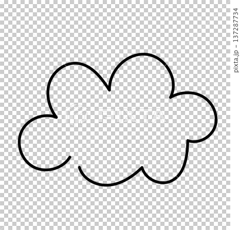 もくもくした線画_3 もくもくした線画_3 137287734