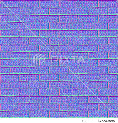 Grainy Textured Brick Normal Map 137288090