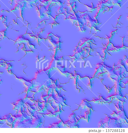 Deep Cracked Rock Surface Normal Map Deep Cracked Rock Surface Normal Map 137288128