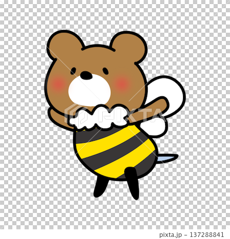 庫馬波特裝扮成蜜蜂 137288841