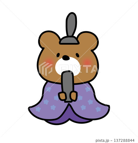 くまぽての雛人形のお殿様 137288844