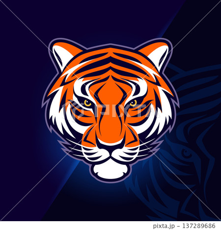 Tiger Mascot Logo Tiger Mascot Logo 137289686