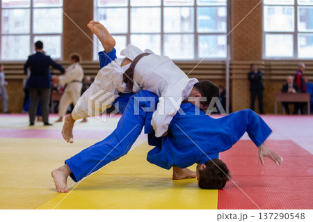 Judo athletes Judo athletes 137290548