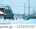 冬の小樽港付近の風景-Winter Scenery Near Otaru Port- 137291357
