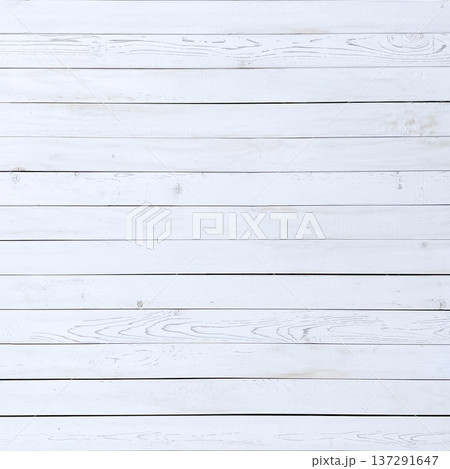 薄い青色の横張り木製フェンスの正方形の背景画像 137291647