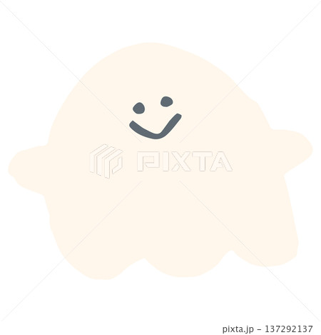 10月の園だよりに使いやすい シンプル手書き素材シリーズ|おばけ(ハロウィン) 10月の園だよりに使いやすい シンプル手書き素材シリーズ|おばけ(ハロウィン) 137292137