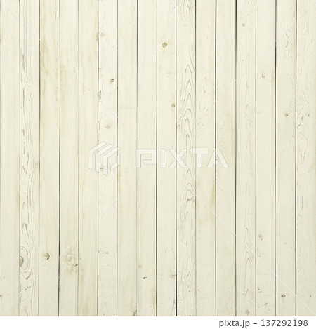 ペールイエローの縦張り木製フェンスの正方形の背景画像 137292198