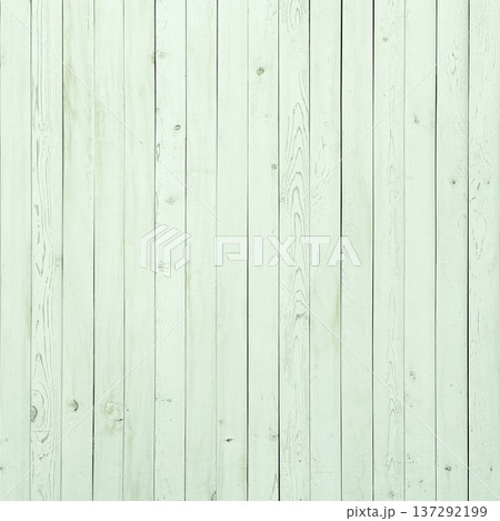 ペールグリーンの縦張り木製フェンスの正方形の背景画像 137292199