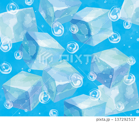 氷と水滴背景テクスチャ 氷と水滴背景テクスチャ 137292517