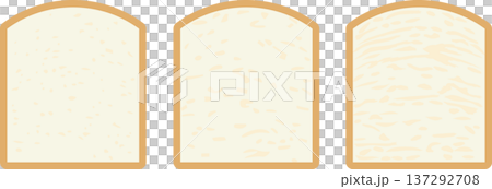 用於製作山形蓬鬆麵包片的配料組合 137292708