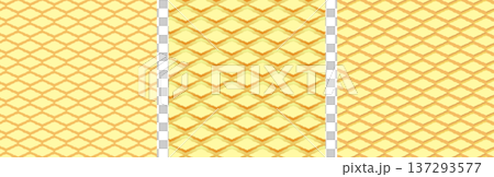 一套用於製作菱形切面甜瓜麵包表面的材料 137293577