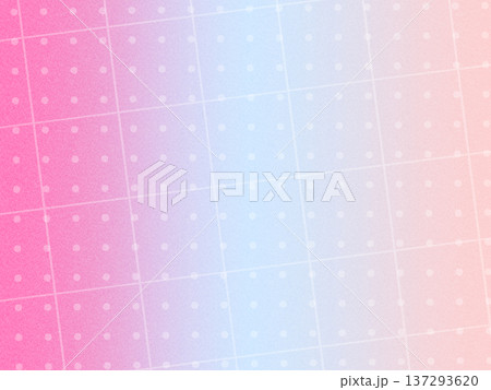 グラデーション格子ドット 137293620