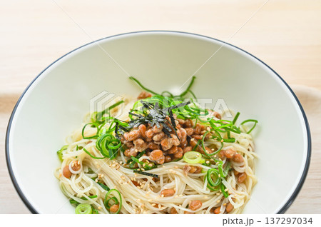 ねばねば納豆そうめん 137297034