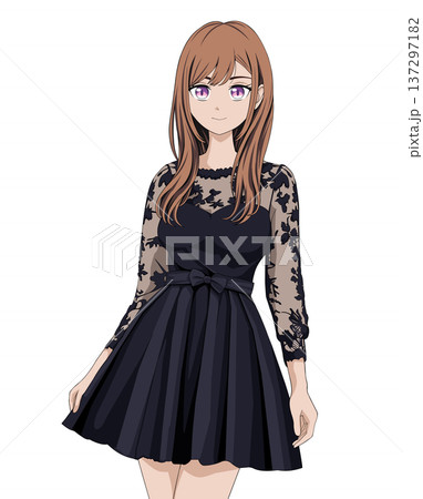 ドレスを着た女性 137297182