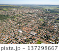 Cassilandia, Mato Grosso do Sul, Brazil - 04 05 2024: Aerial city panorama 137298667