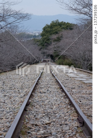 京都インクラインの廃線跡 京都インクラインの廃線跡 137299386