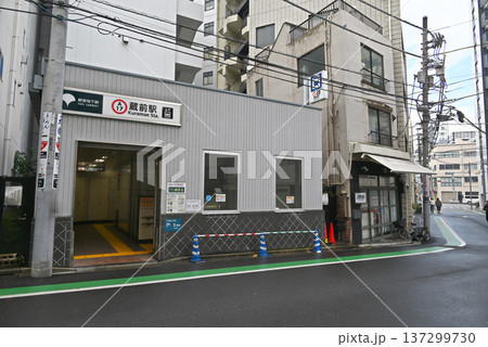 都営浅草線 蔵前駅の出入口【東京都台東区】 137299730