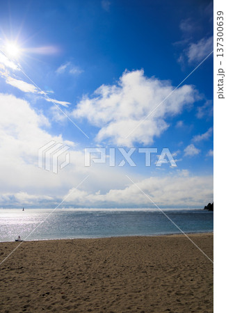 冬の海の気嵐(蒸気霧) 冬の海の気嵐(蒸気霧) 137300639