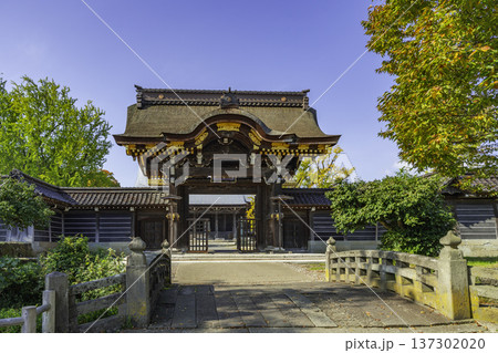 高岡　勝興寺　唐門　富山県高岡市 137302020