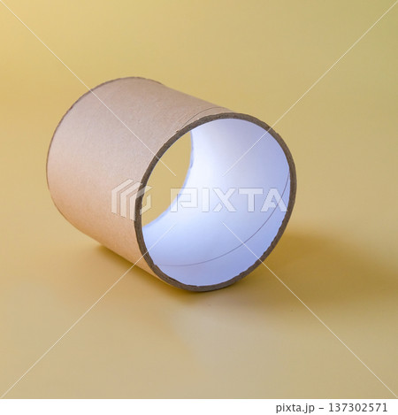 Tissue paper cores or napkin in after use in toilet . Tissue paper cores or napkin in after use in toilet . 137302571