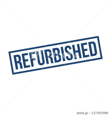 Refurbished Stamp, Refurbished Square Sign 137302900
