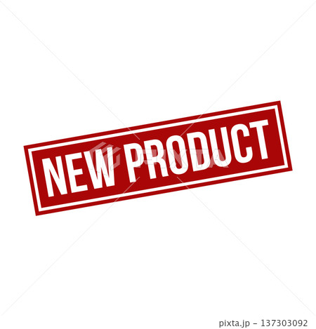 New Product Stamp, New Product Square Sign 137303092