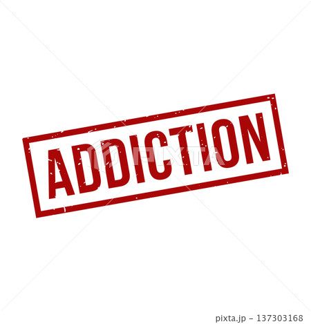 Addiction Stamp, Addiction Grunge Square Sign Addiction Stamp, Addiction Grunge Square Sign 137303168