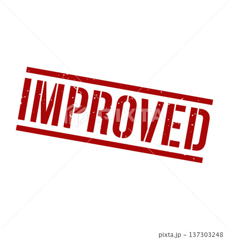Improved Stamp, Improved Grunge Square Sign Improved Stamp, Improved Grunge Square Sign 137303248