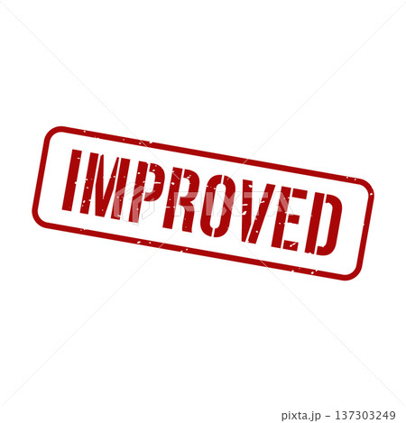 Improved Stamp, Improved Grunge Square Sign Improved Stamp, Improved Grunge Square Sign 137303249