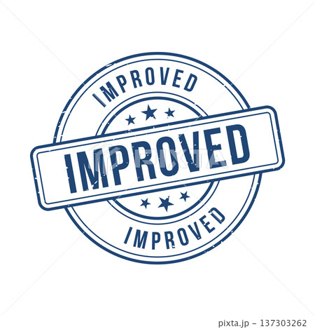 Improved Stamp, Improved Grunge Round Sign Improved Stamp, Improved Grunge Round Sign 137303262