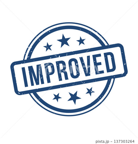Improved Stamp, Improved Grunge Round Sign Improved Stamp, Improved Grunge Round Sign 137303264