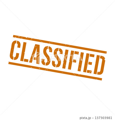 Classified Stamp, Classified Grunge Square Sign Classified Stamp, Classified Grunge Square Sign 137303981