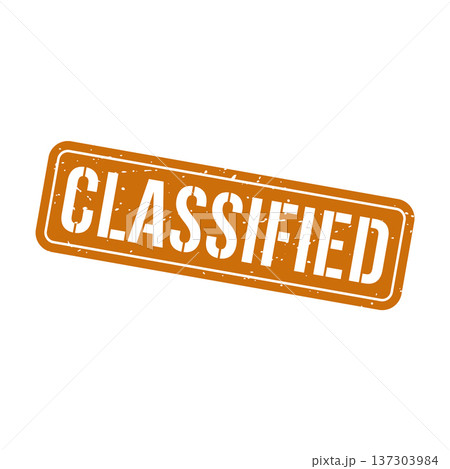 Classified Stamp, Classified Grunge Square Sign Classified Stamp, Classified Grunge Square Sign 137303984