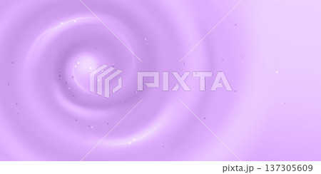 Cream blueberry yogurt swirl with small particles 137305609